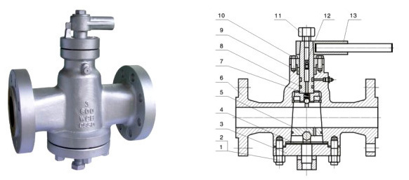 Class 150~900 Inverted Pressure Balance Lubricated Plug Valve